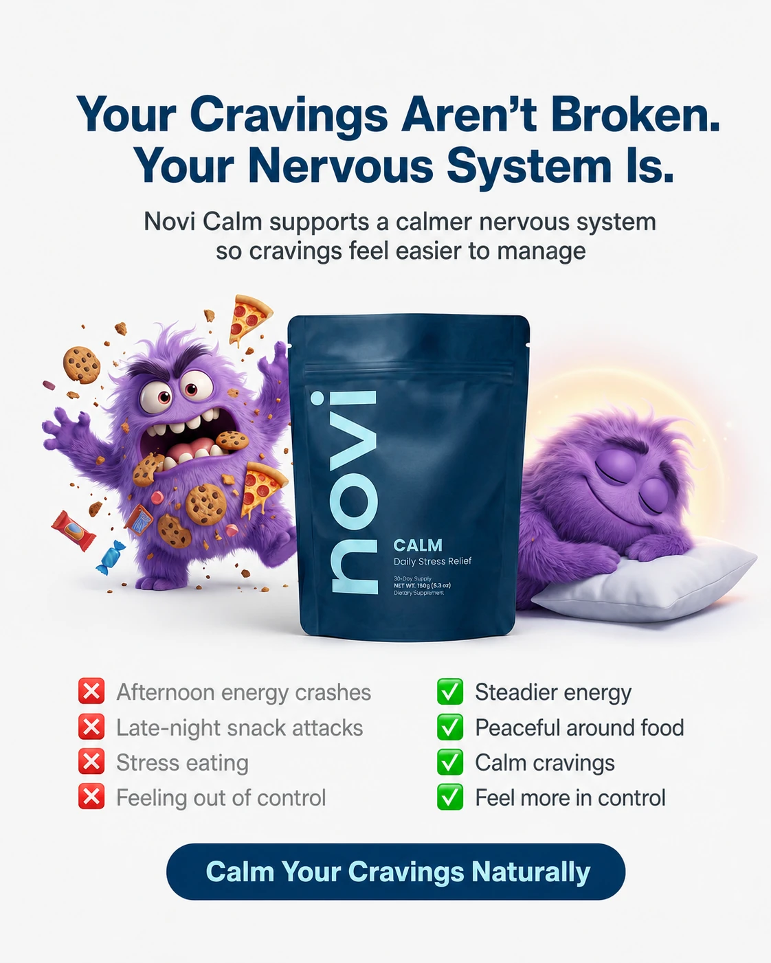 Your cravings aren't broken ad creative